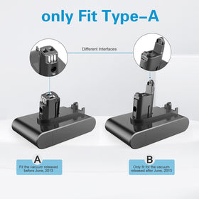 POWTREE Dyson battery with docking station compatibility for easy recharge