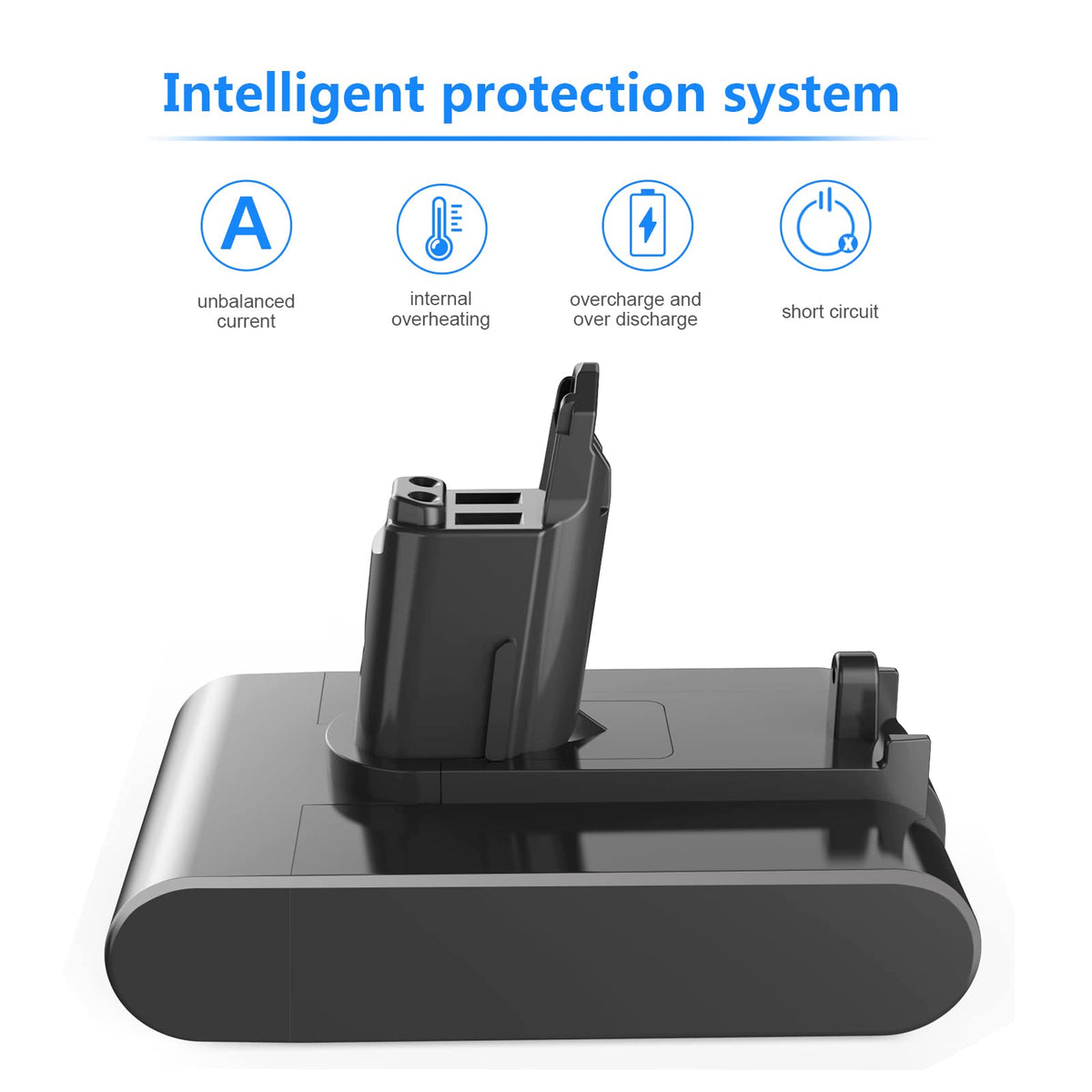 Powtree high-capacity 8000mAh battery in use offers extended runtime