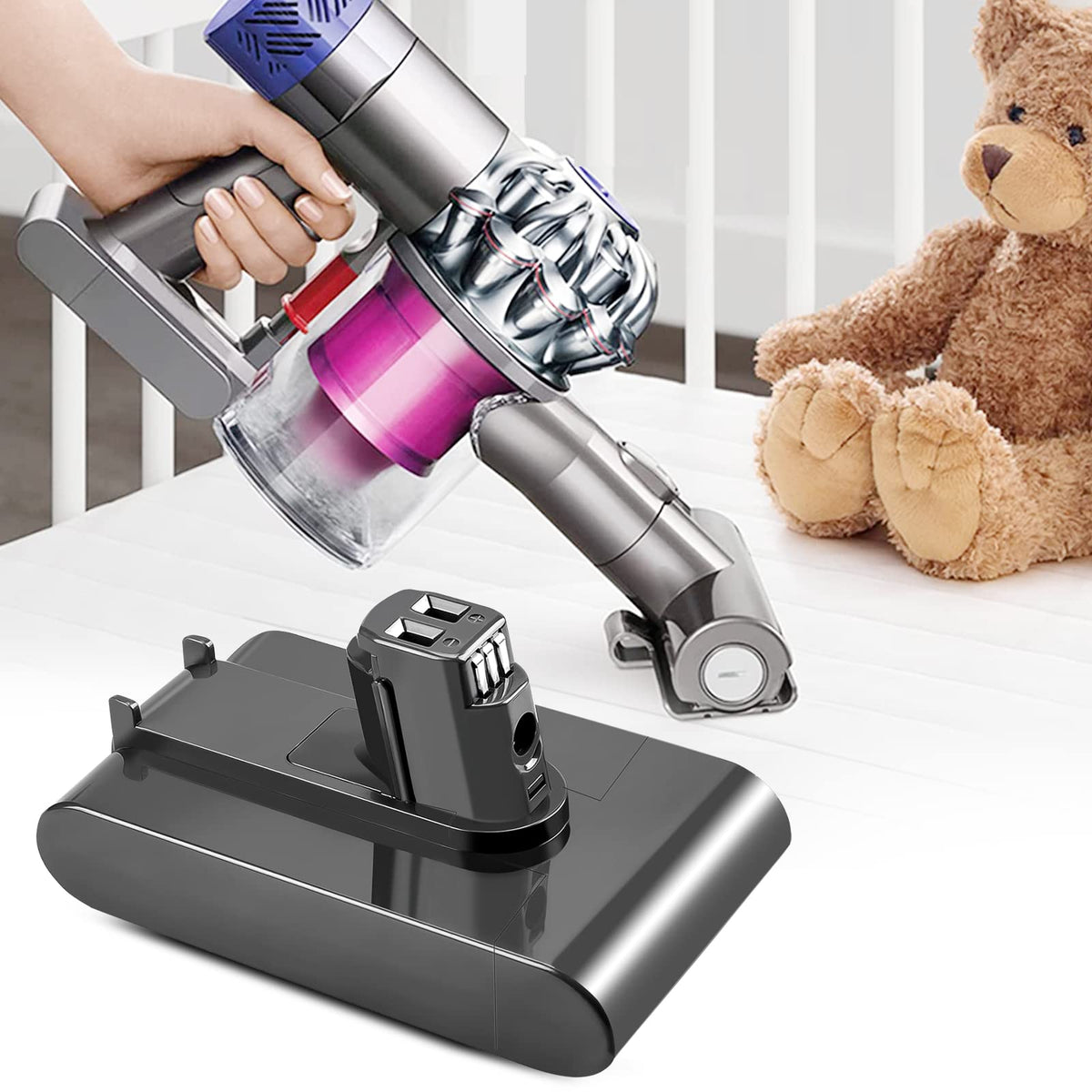 POWTREE installation guide visual helps Dyson handheld fit