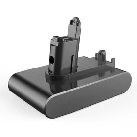 Powtree upgraded 8000mAh DC35 battery close-up showing high capacity