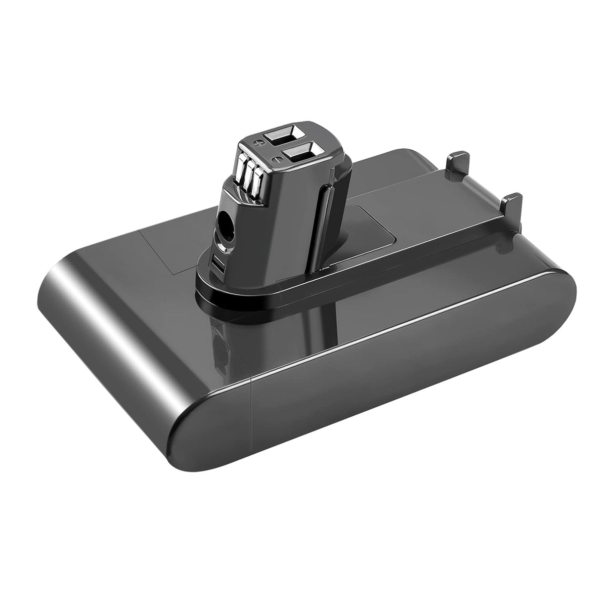 POWTREE Dyson battery front view with extended runtime for easier cleaning
