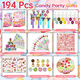 PPfvfqc dessert bubble sticks colorful dessert toppers for a festive table.