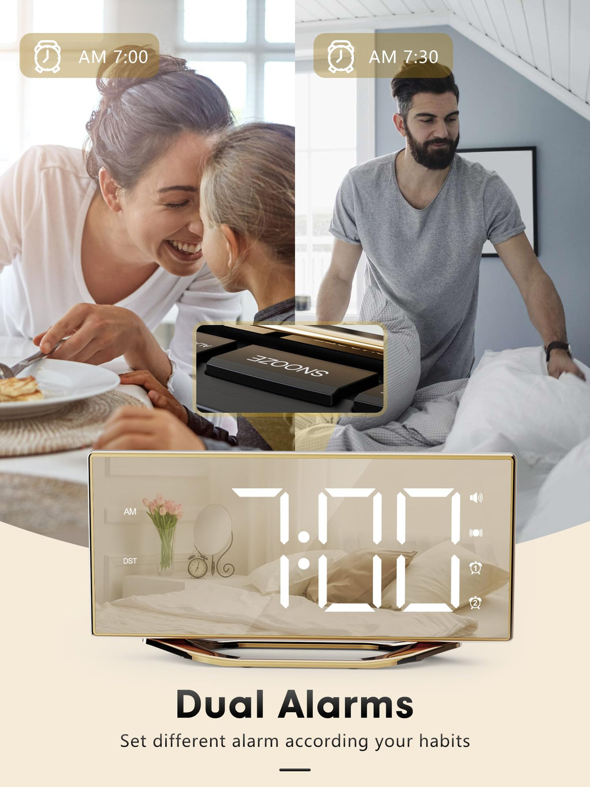 PPLEE 8-level dimmer for comfortable nighttime brightness.