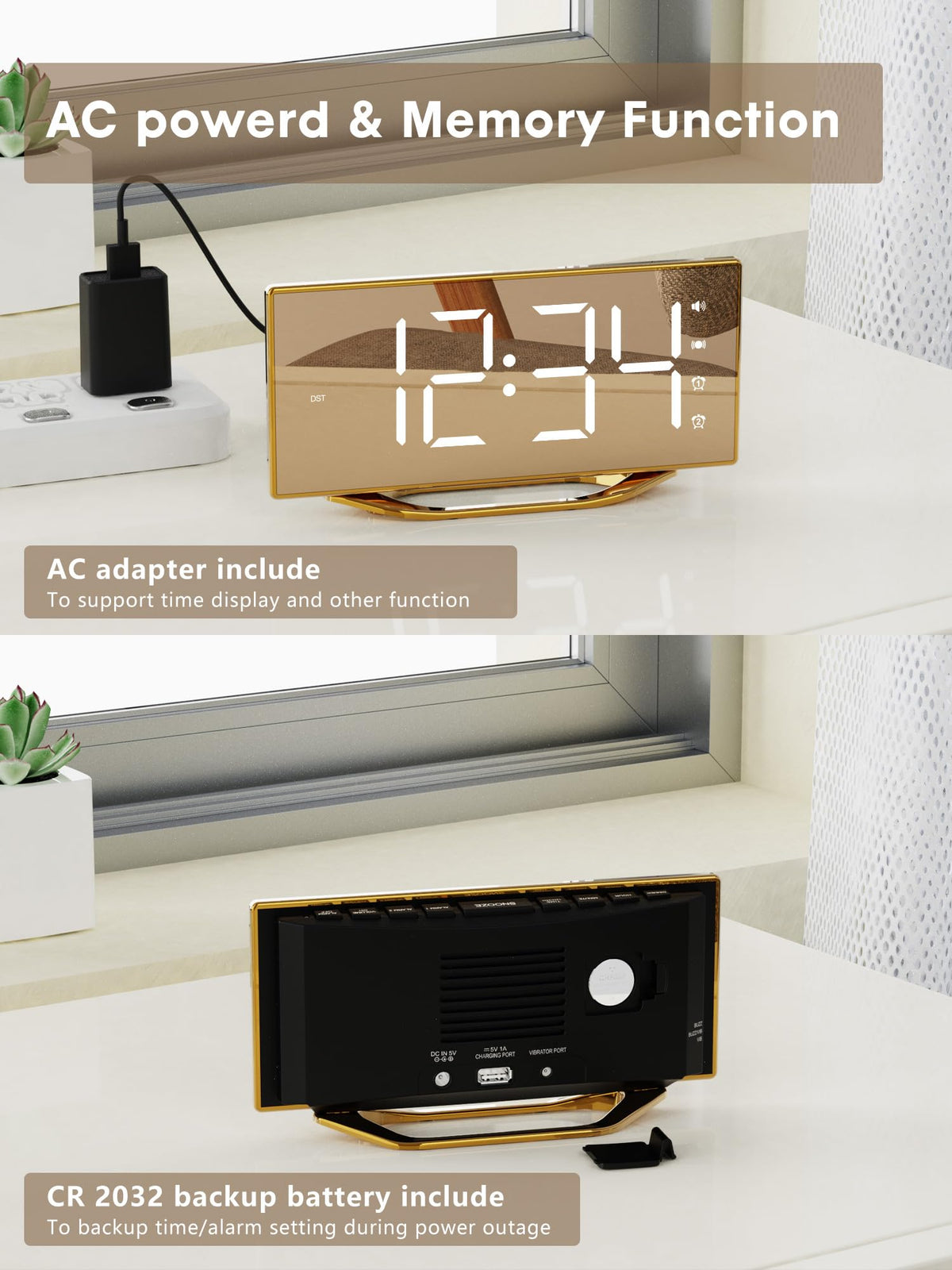 PPLEE battery backup preserves time settings during outages.