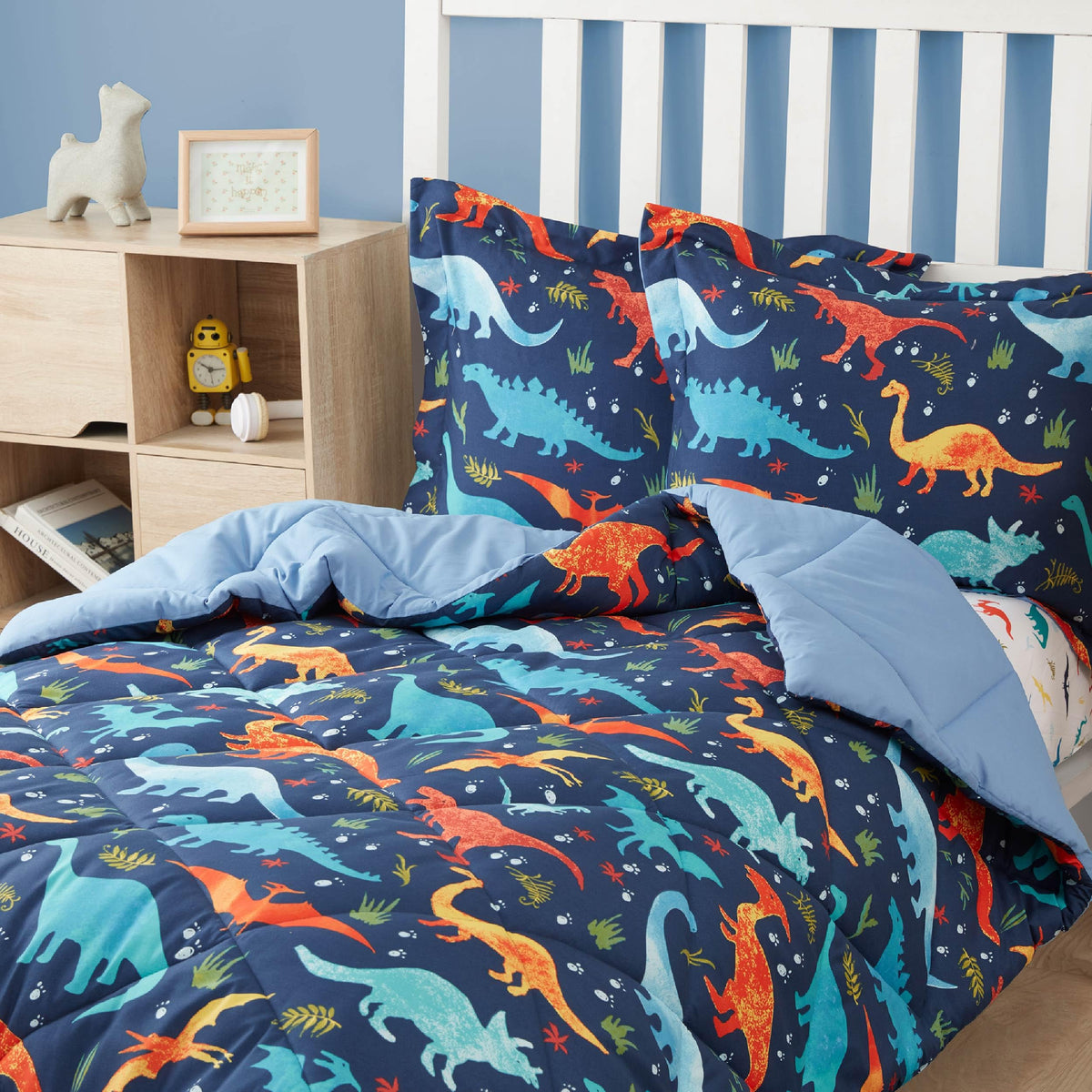 PPOLCA fade-resistant design keeps dinosaurs vibrant after wash.