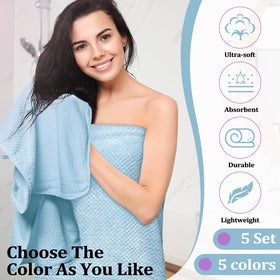 Preboun bath towel 28x55 inches offers plush softness and fast absorption for daily use
