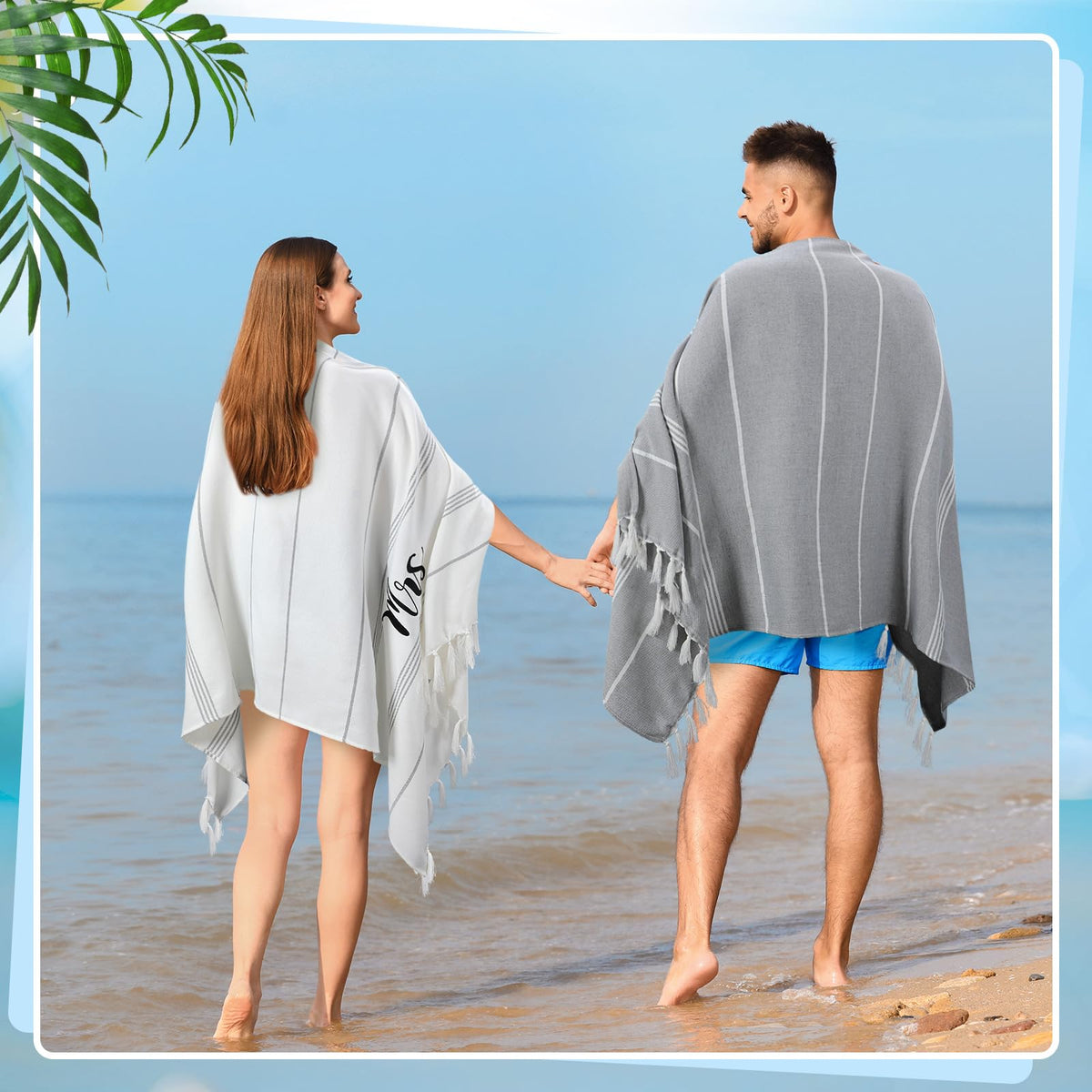 Embroidered tassels add charming, durable detail to any beach setup.