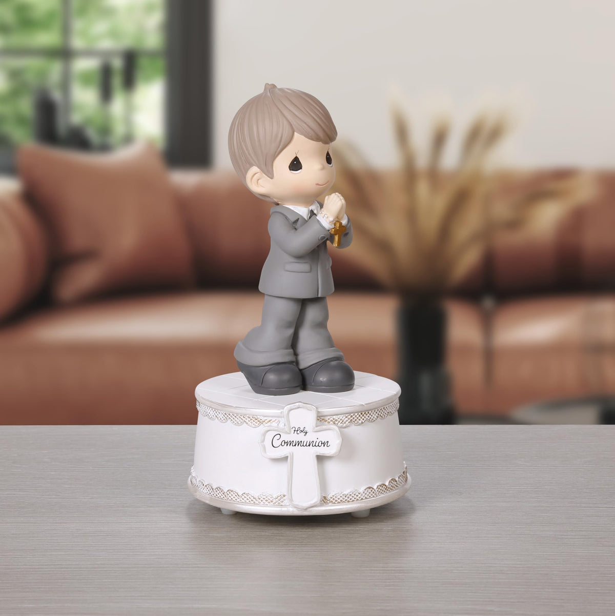 Precious Moments gift-ready packaging makes a thoughtful First Communion present