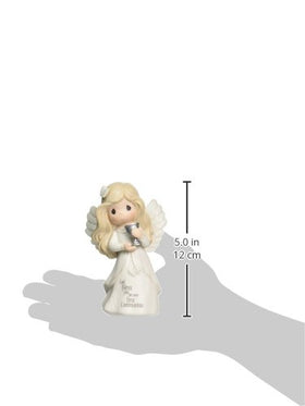 Precious Moments Hand-Painted Bisque Porcelain Figurine with fine craftsmanship.