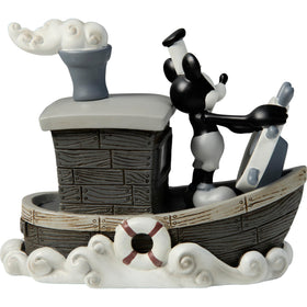 Precious Moments Mickey Endless Calendar figure with vintage charm, ideal for year-round desk decor.