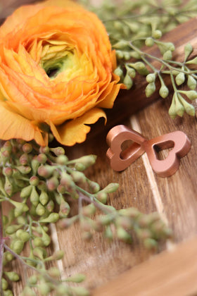 Gift-ready copper charm pack from Precious Petal Co for flower lovers