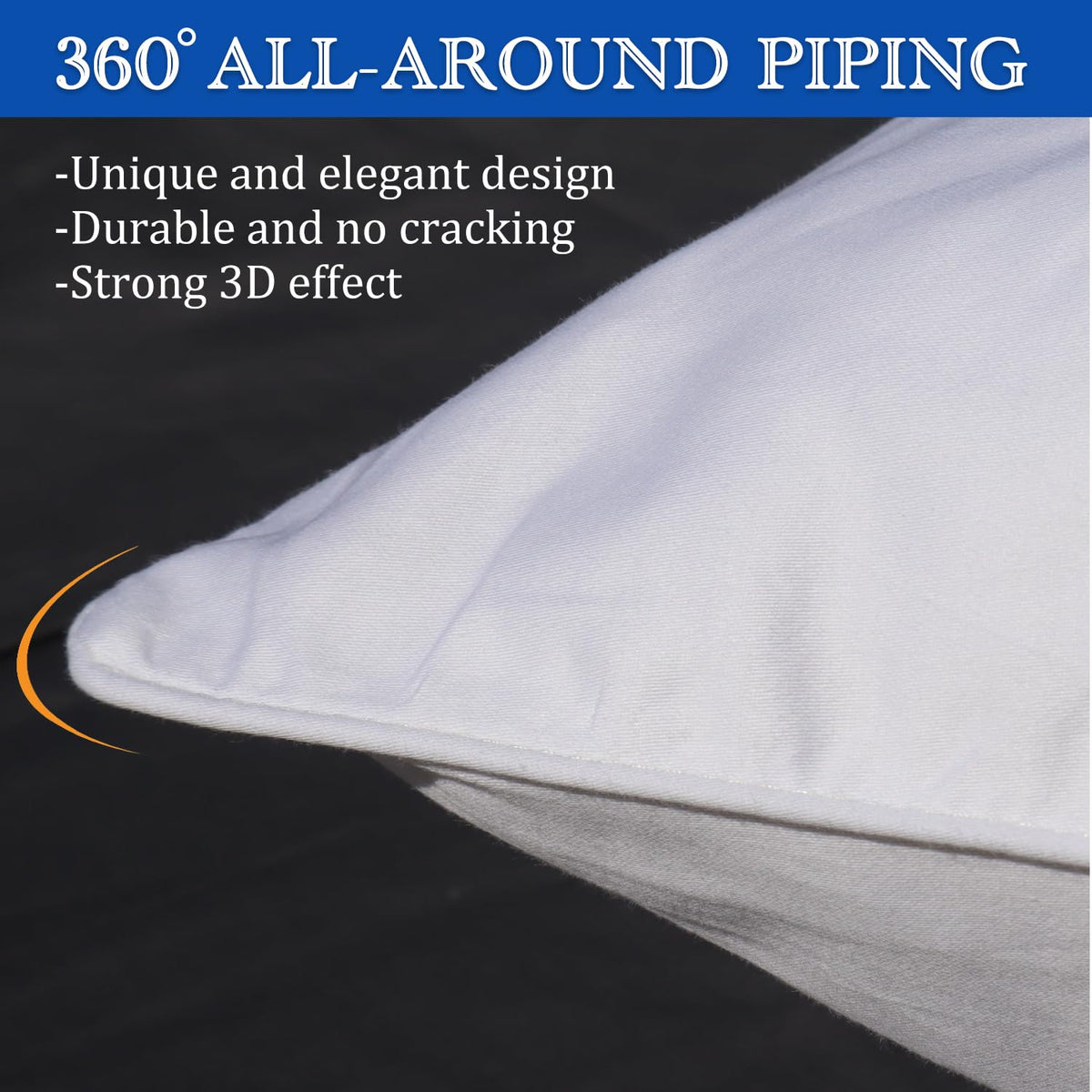Precoco cooling finish pillowcases regulate warmth for better sleep.