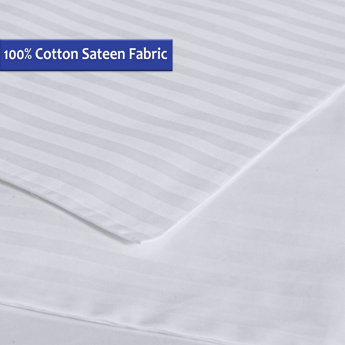 Precoco pillow protectors fabric closeup reveals breathable cotton weave