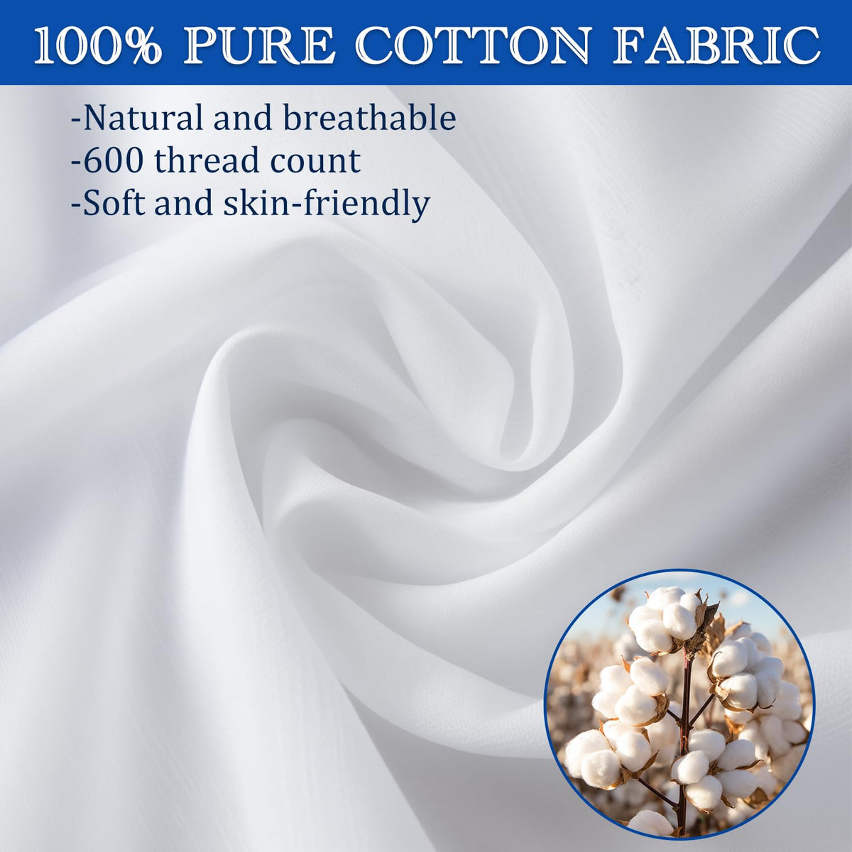 Precoco piping detail pillowcases add a refined look and durable structure.