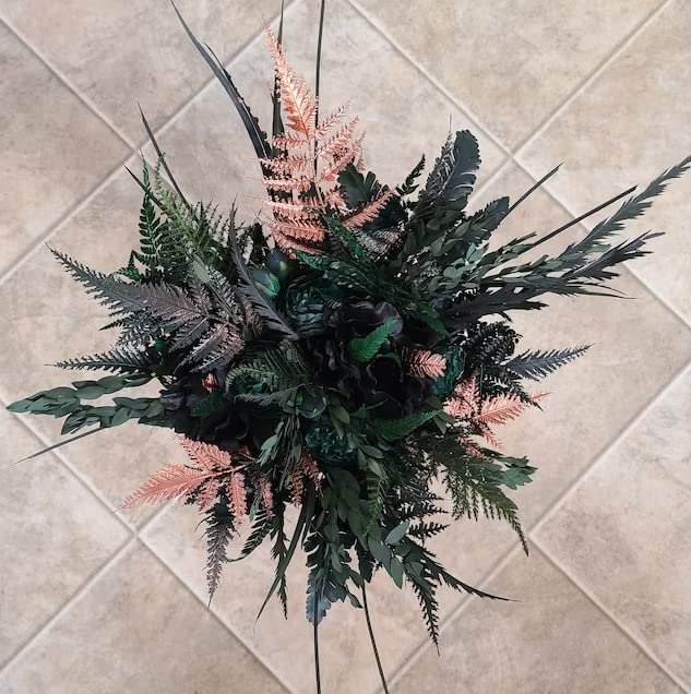 Prefleur preserved ferns bouquet assembly for lasting floral accents.