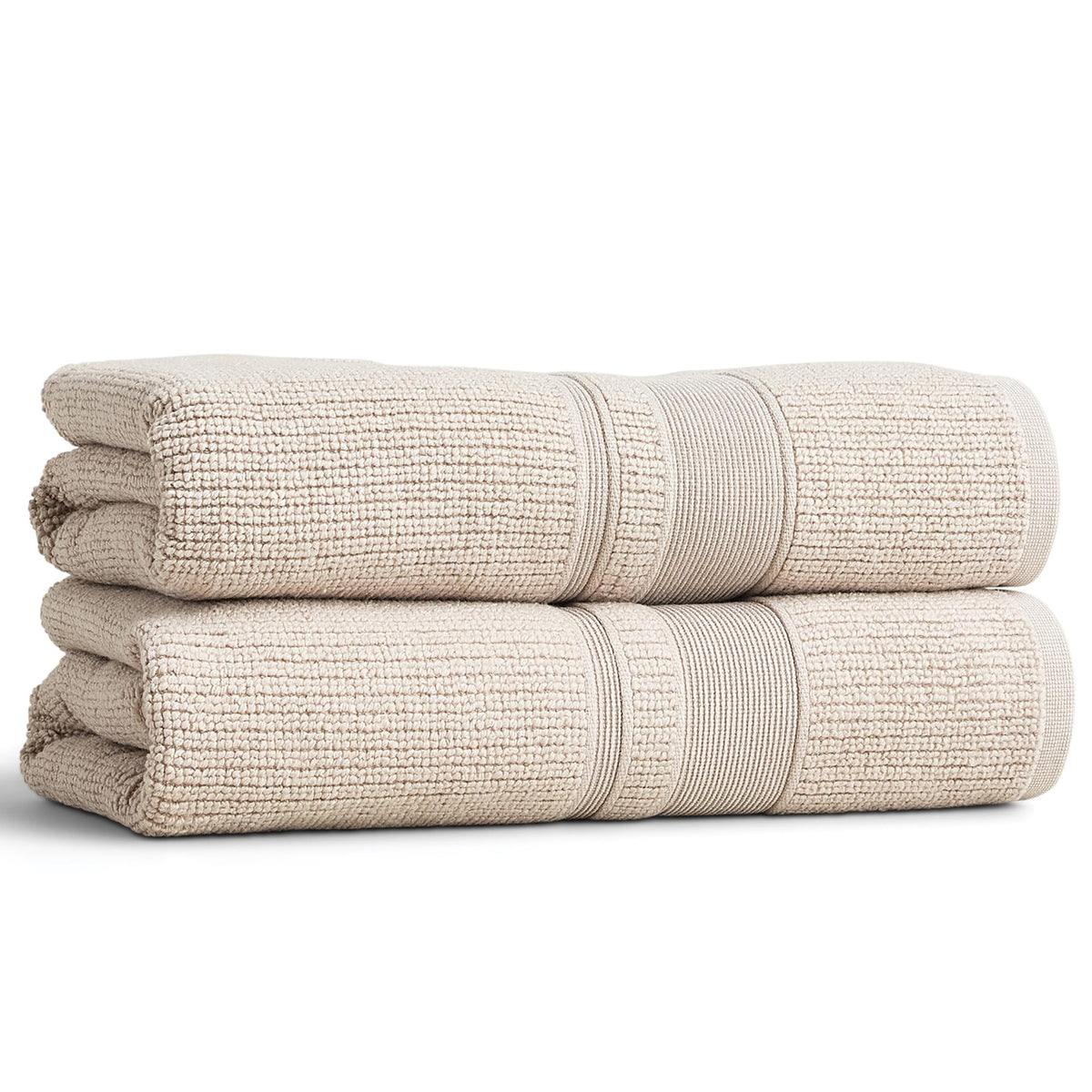Preston Lane Douro bath towel pair in Clay, plush softness for daily spa-like comfort.
