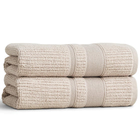 Preston Lane Douro towel set in clay with luxurious triple-soft weave.