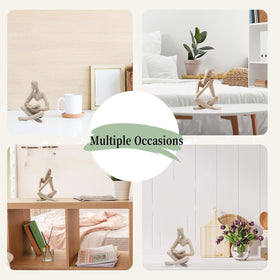 Prettidecor Shelf Display Figurine enhances bookcase display with refined style.