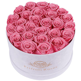 Prifroti 27 Flowers Collection in a white velvet box offers a lasting keepsake gift.