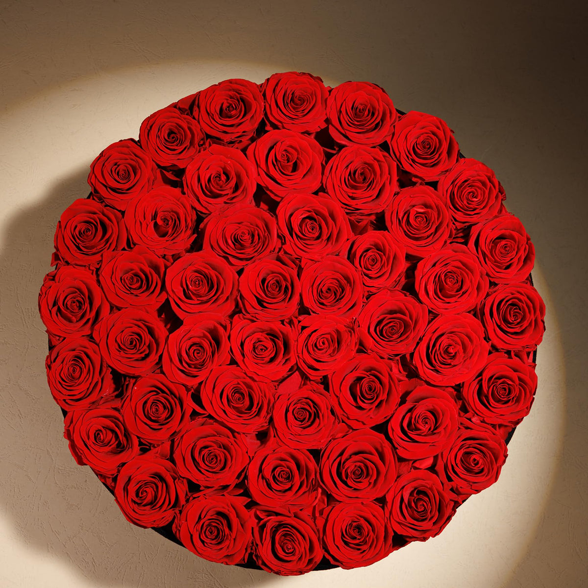 Prifroti red preserved rose that requires no maintenance and stays vibrant.