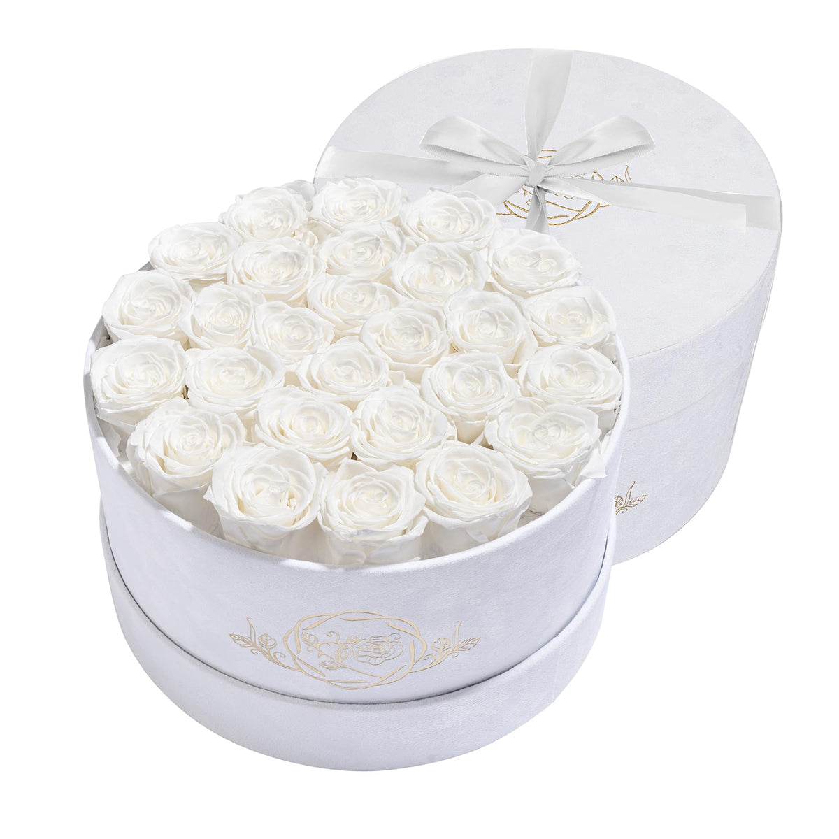 Prifroti royal blue preserved roses for bold celebration.