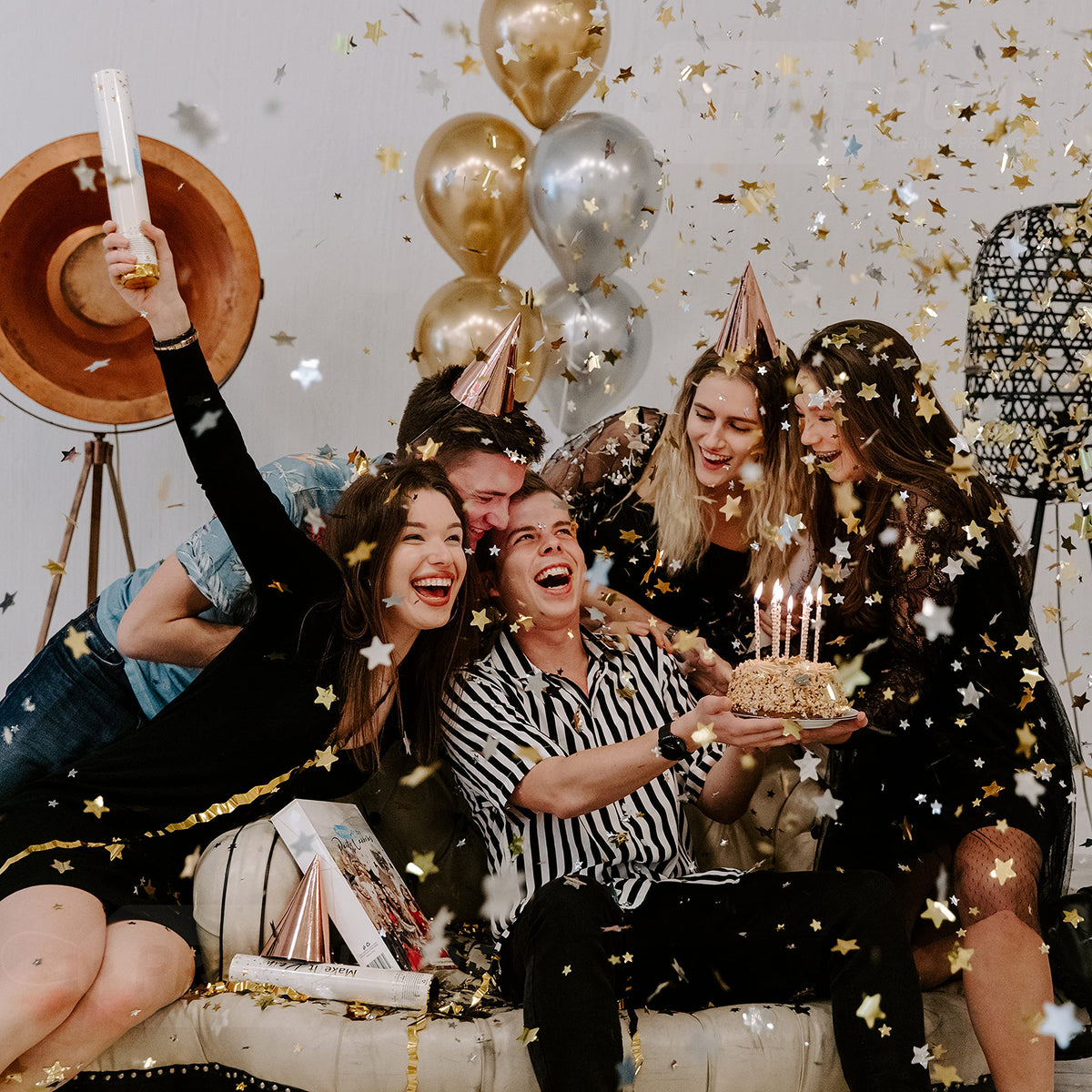 PrimePure elegant party confetti cannon complements upscale event decor