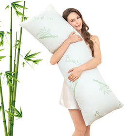 Primesoft body pillow memory foam for adults offers ergonomic support.