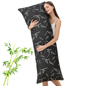 Primesoft full body pillow memory foam filling contours to your body for personalized support and pressure relief.