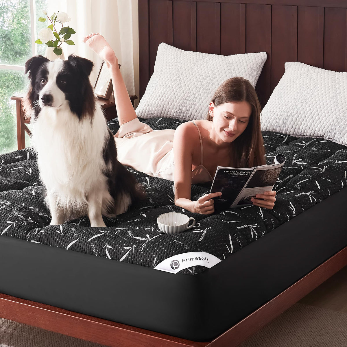 Primesoft moisture control design helps maintain a dry sleeping surface.