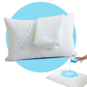 Primesoft pillow protectors close-up showing waterproof layer protecting pillow from spills