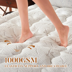 Primesoft topper fits 8 to 23 inch mattresses securely