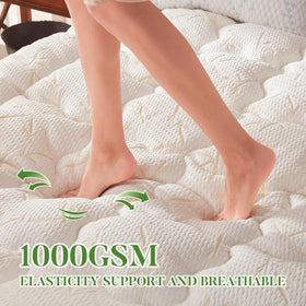 Primesoft topper fits mattresses up to 21 inches deep.