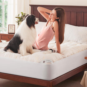 Primesoft down-alternative filling offers plush, supportive comfort.