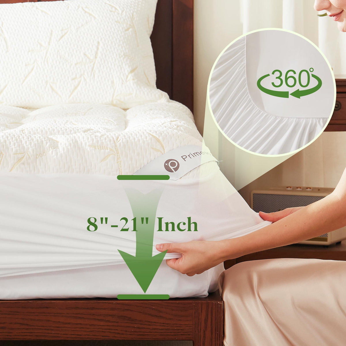 Primesoft topper machine-washable for easy cleaning.