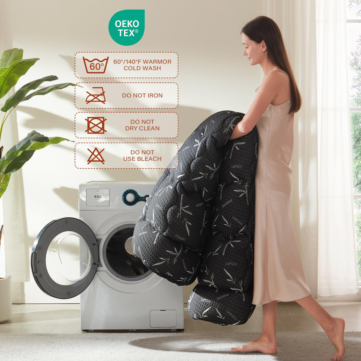 Primesoft breathable weave supports cooler, drier nights.