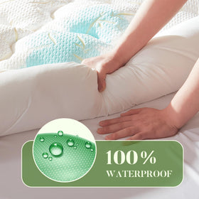 Primesoft waterproof layer protects the mattress from spills.