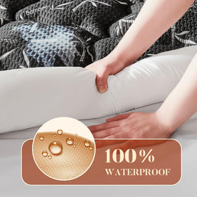 Primesoft wave stitch design adds stylish texture to bedding.