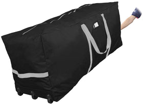 Primode heavy-duty polyester bag protecting a 9 ft tree during seasonal storage