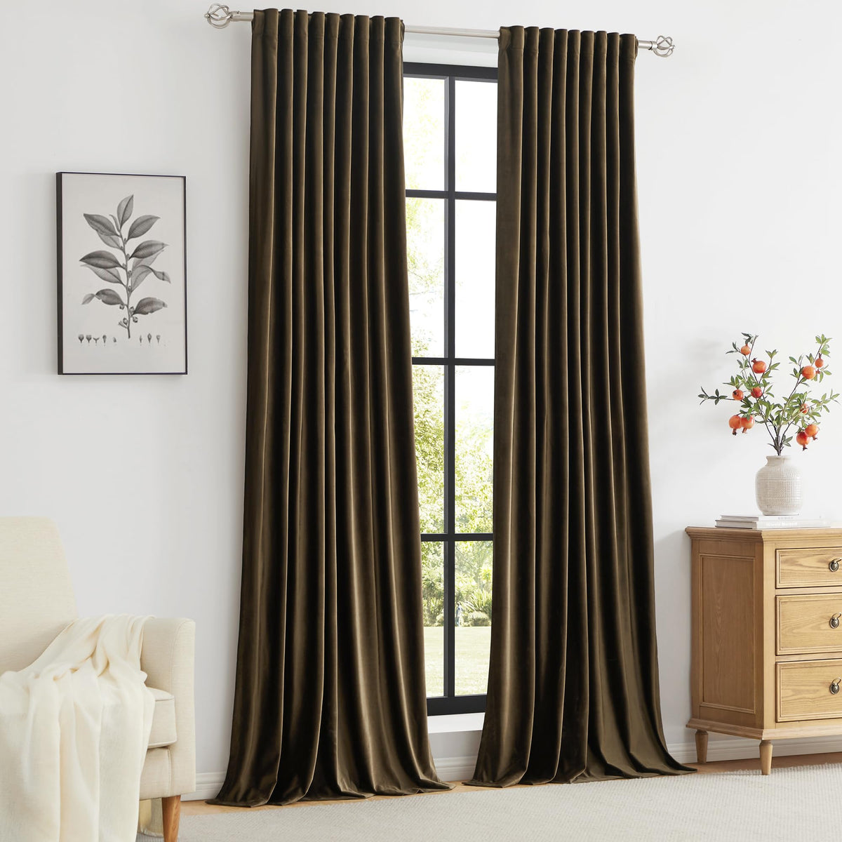 Primrose velvet curtains care instructions for easy machine washing