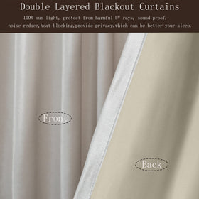 PRIMROSE heavy velvet drapes absorb noise and reduce sunlight glare.
