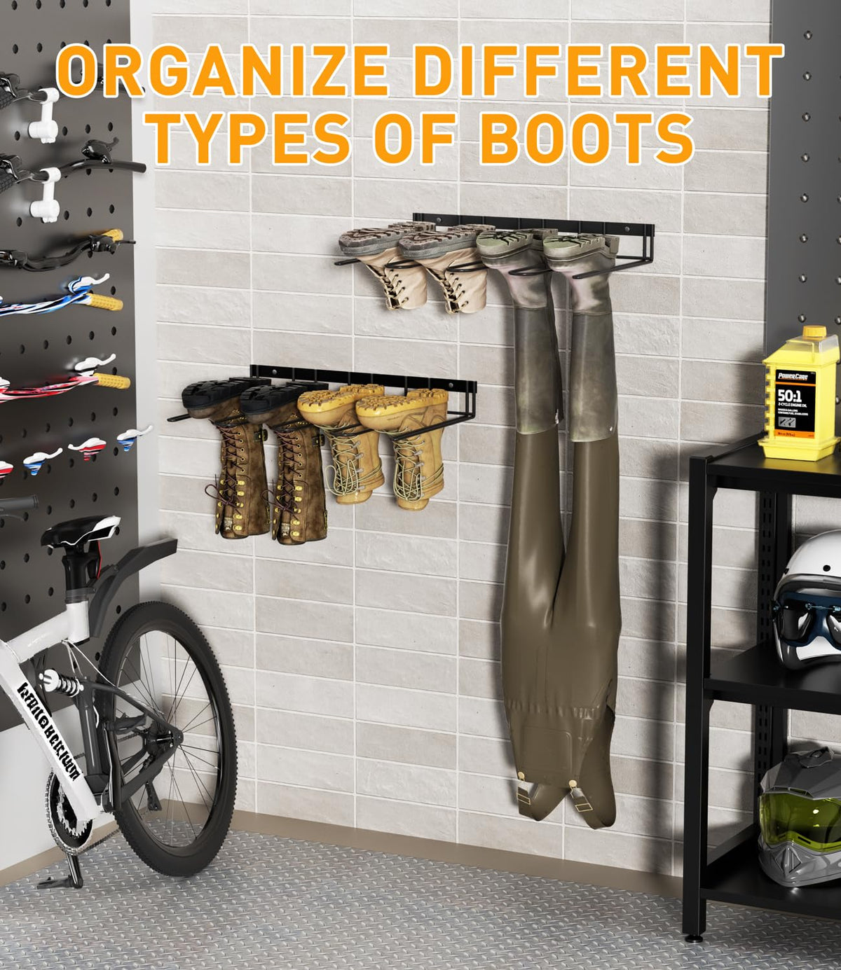 PrimZooty tall shoe holder keeps boots upright in the closet