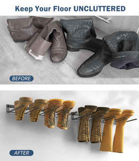 PrimZooty wader hanger vertical design saves closet space for tall boots