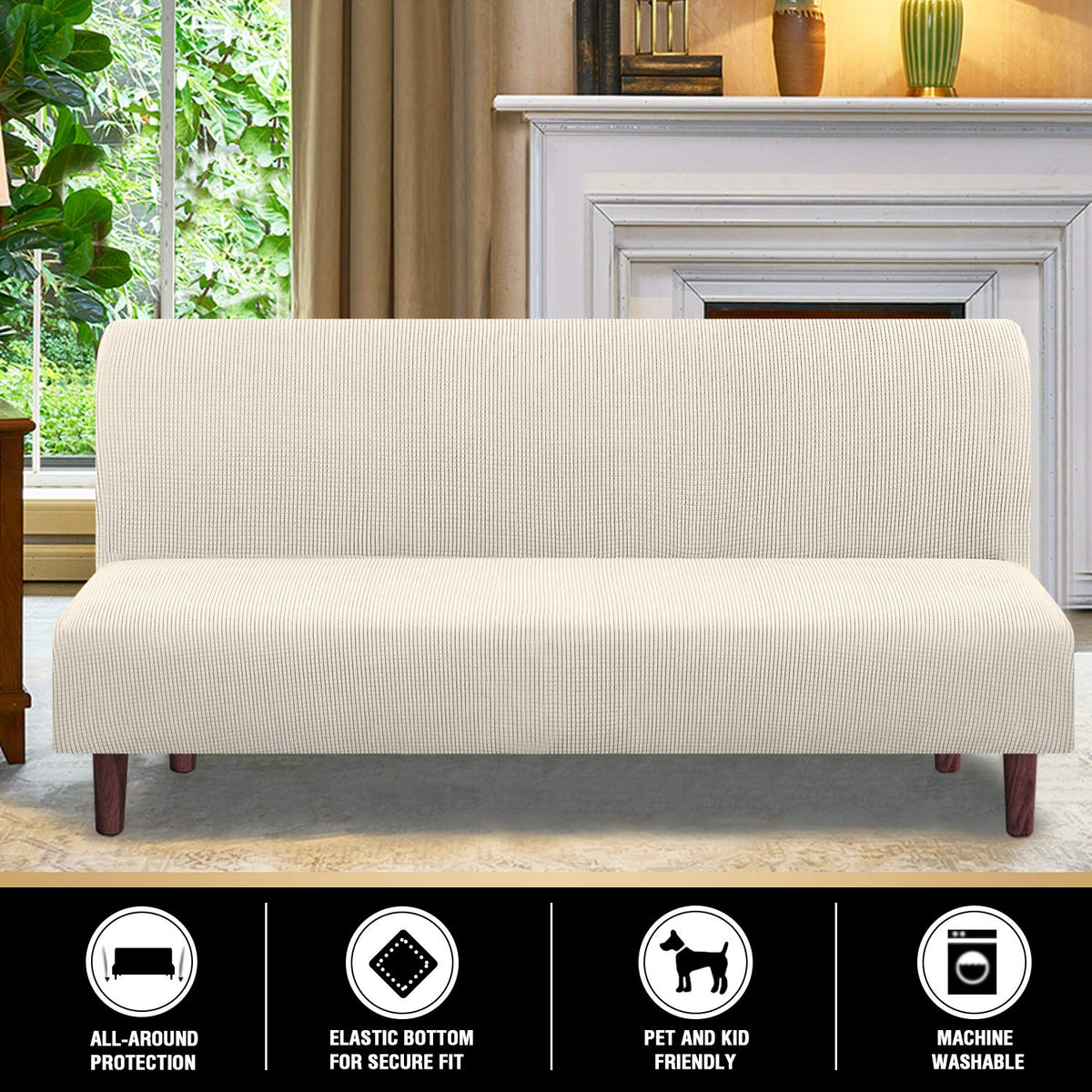 PrinceDeco biscotti beige fabric swatch emphasizes warm tones that refresh living spaces