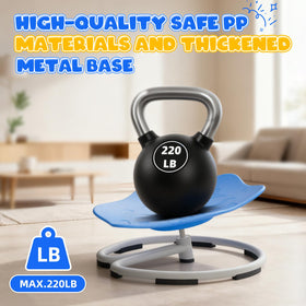 PRISJOY spinning chair has an anti-slip base for stable sessions indoors or outdoors