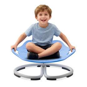 PRISJOY spinning chair shows dual handles for secure grip during safe spinning