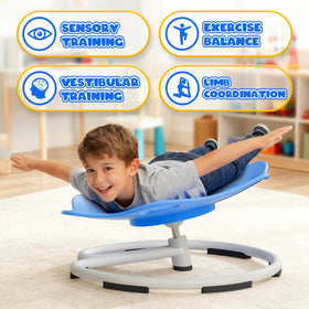 PRISJOY spinning chair features quiet 360° rotation and smooth swivel base