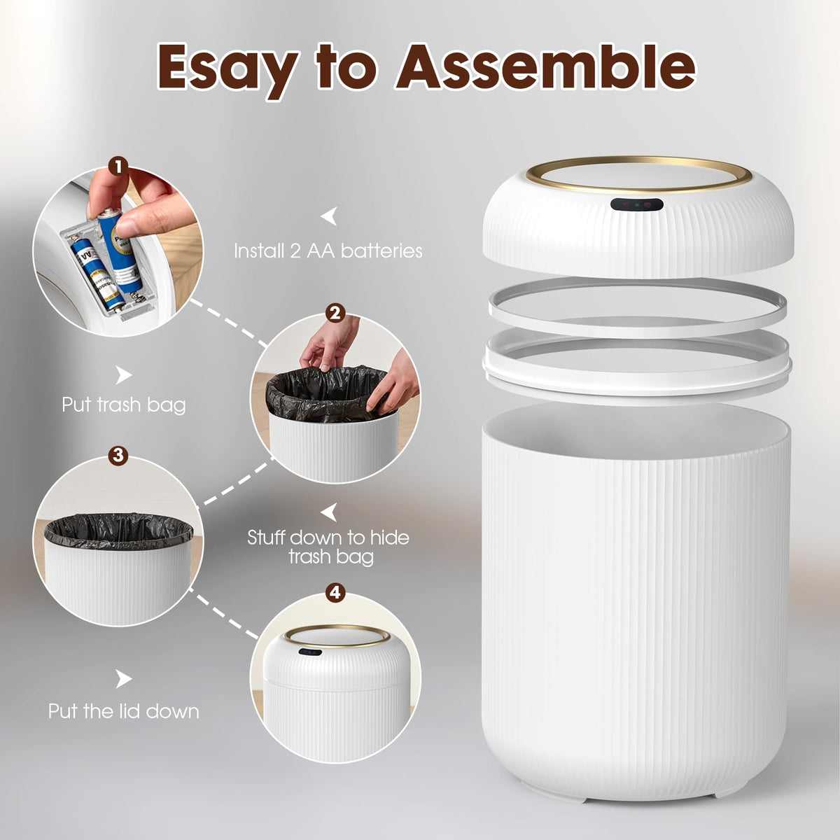 Procade battery-powered operation enables cordless placement anywhere.