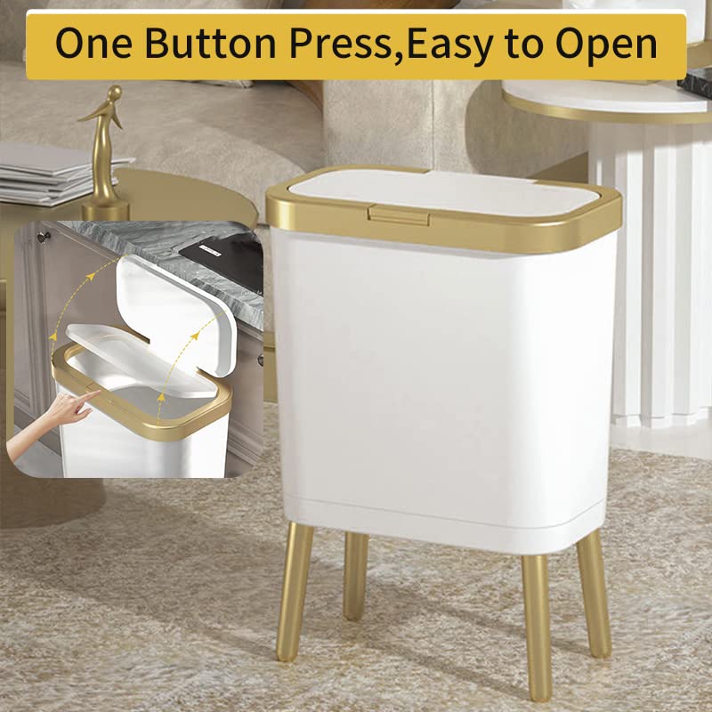 Procade slim space-saving trash bin fits narrow gaps