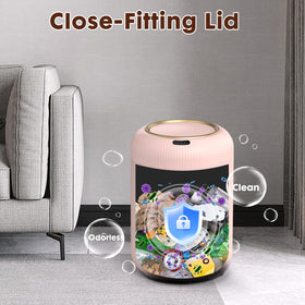 Procade tight-sealing lid helps keep odors contained and spaces fresh.