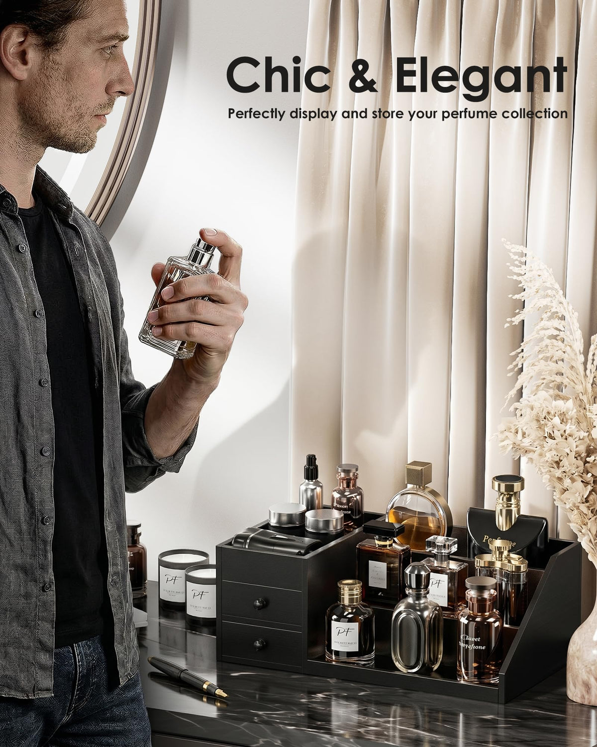 ProCase storage solution suitable for fragrance, skincare, and accessories